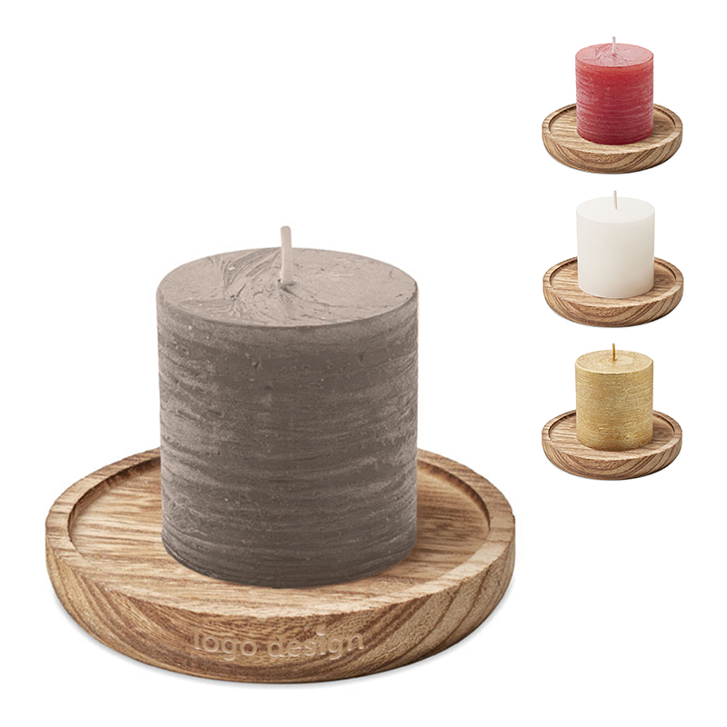 Scented candle with holder